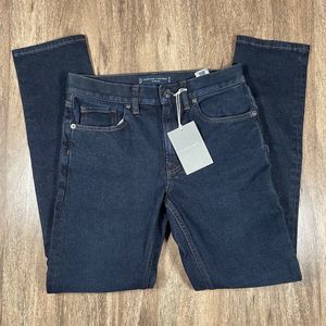 Everlane Uniform The Organic Cotton Slim Fit Jeans Low Stretch Dark Indigo 28x30